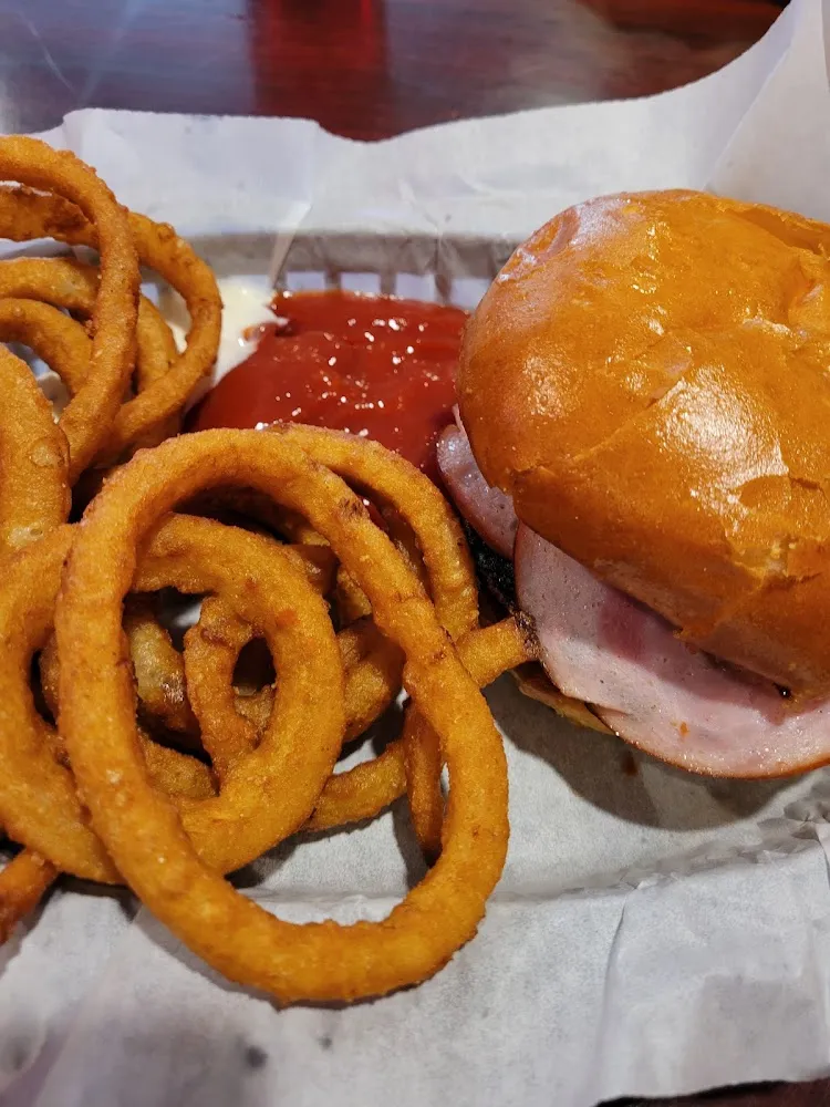 Canadian Bacon Burger Combo